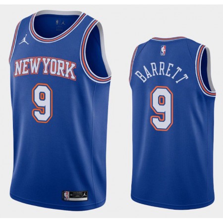Camiseta Hombre New York Knicks R.J. Barrett 9 2020-21 Jordan Brand Statement Edition Swingman